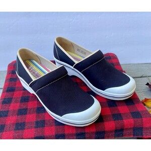 Dansko Vegan Black Canvas Slip Resistant Clogs Shoes Women Sz 42 EU/ 11.5-12 US